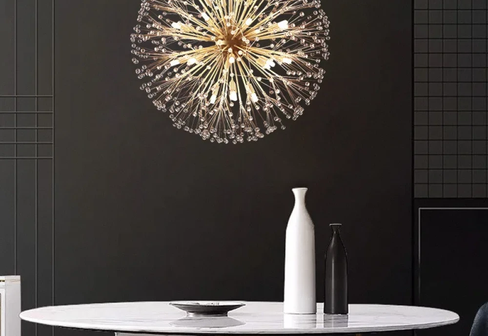 sphere globe chandelier